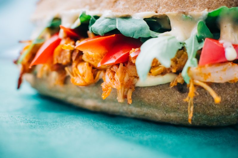 Hangry Joe's hot chicken catering spread for events